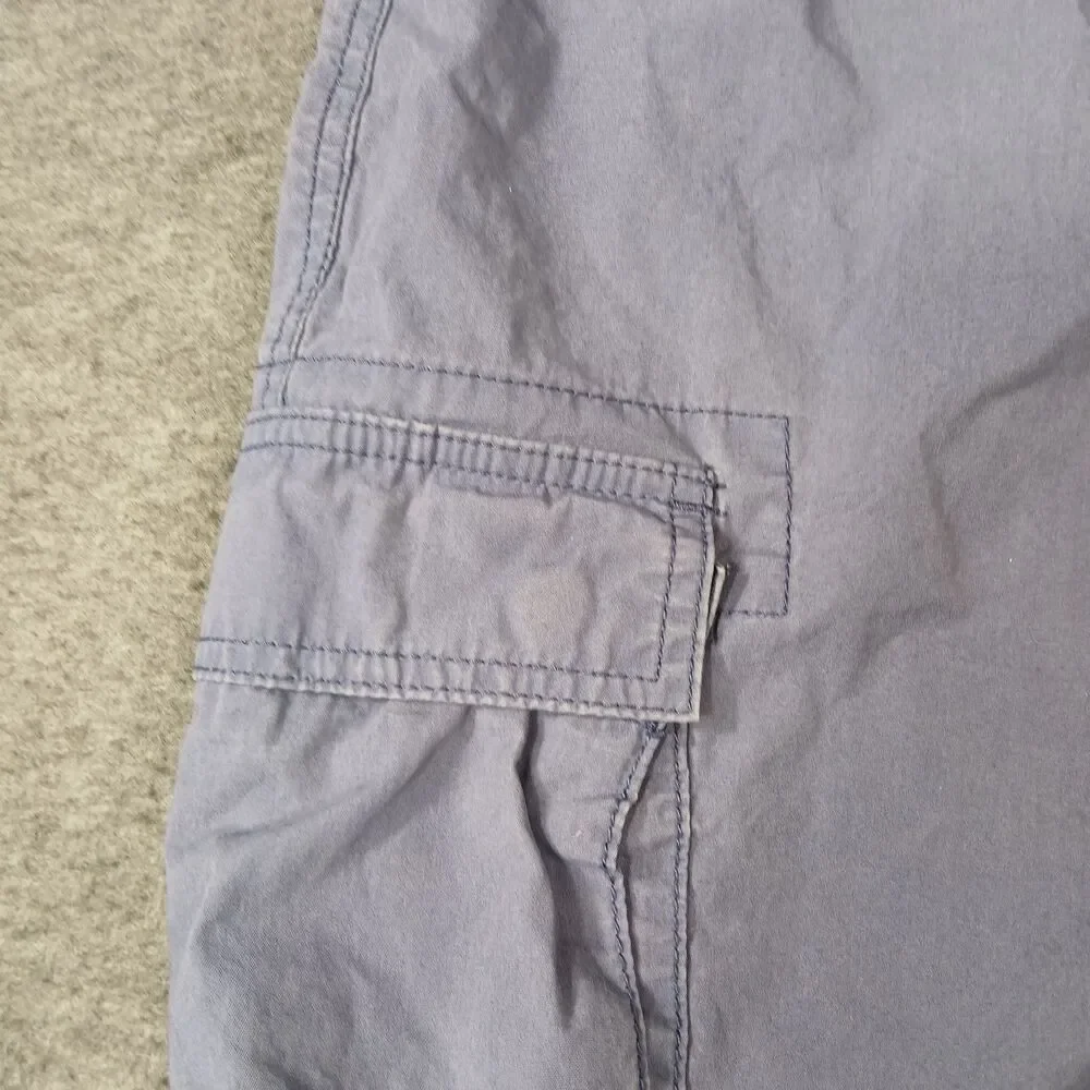 Nautica Cargo Shorts Men's‎ Size 40W Modern Fit Blueish Gray Flat Front Pockets
